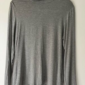 Calvin Klein Gray Liquid Jersey Top